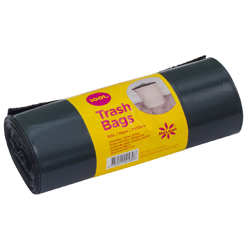McLean-Home prügikotid 100L, 10tk/rull 710x1150