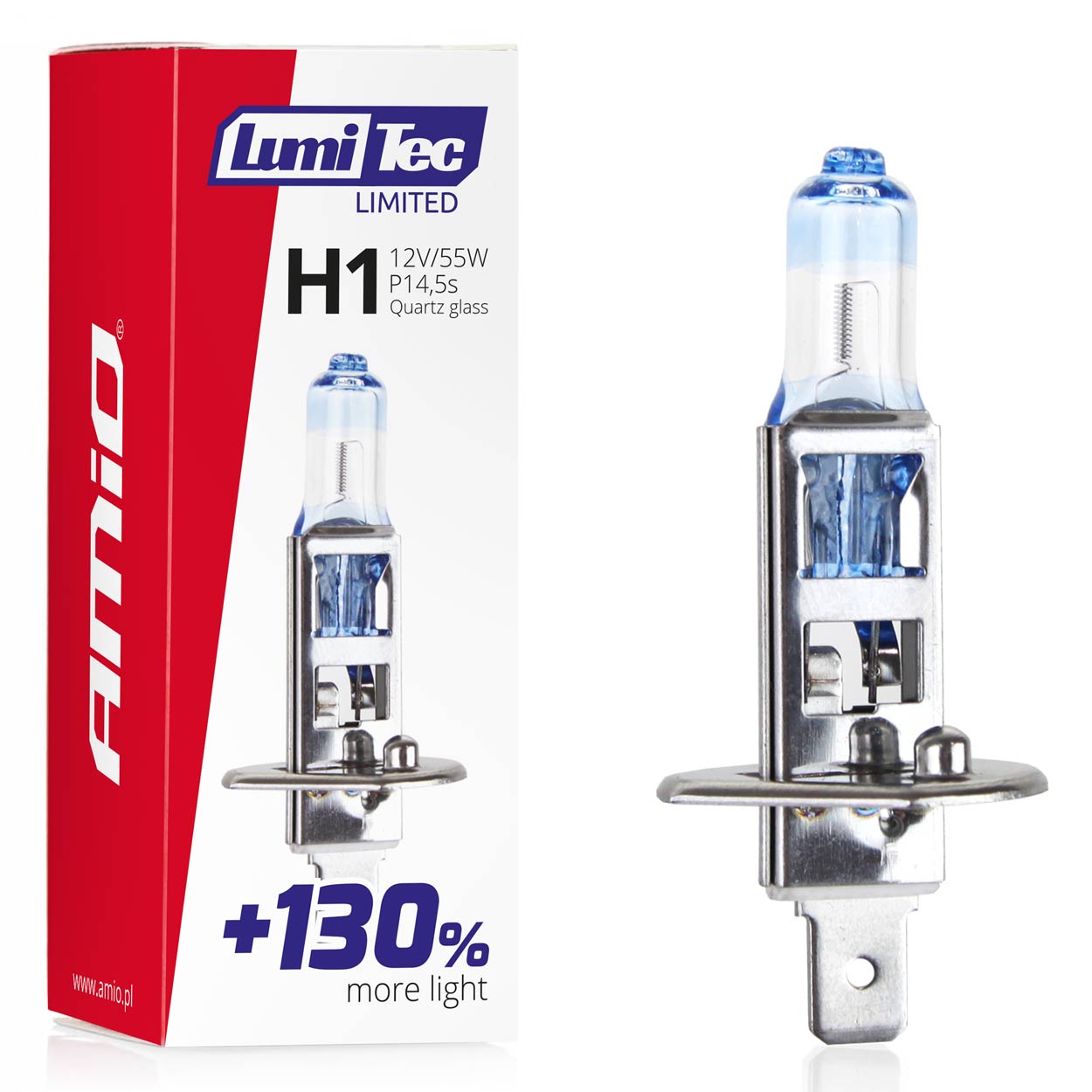 Amio H1 12V 55W LumiTec LIMITED +130%