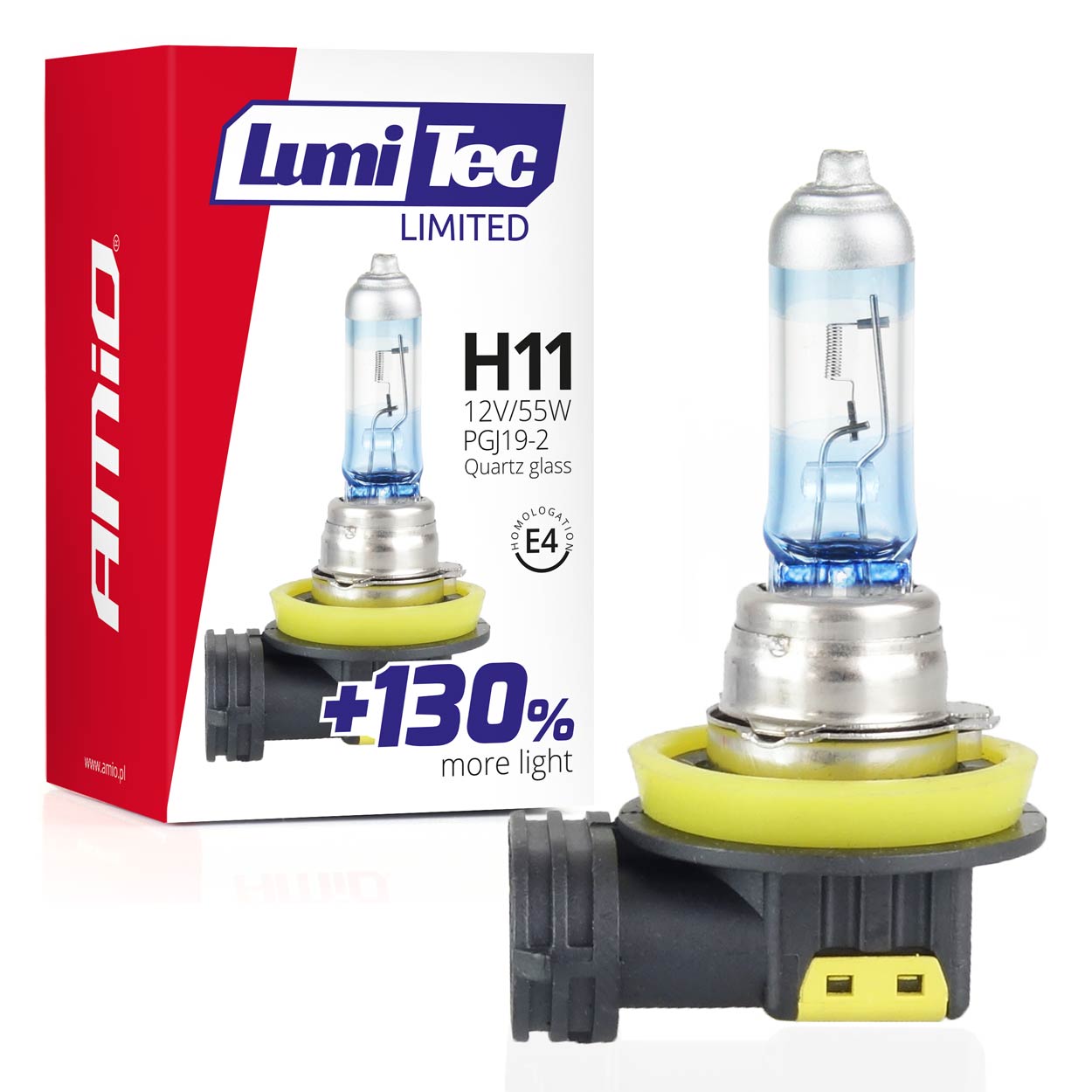 Amio H11 LumiTec Limited +130% 12V 55W