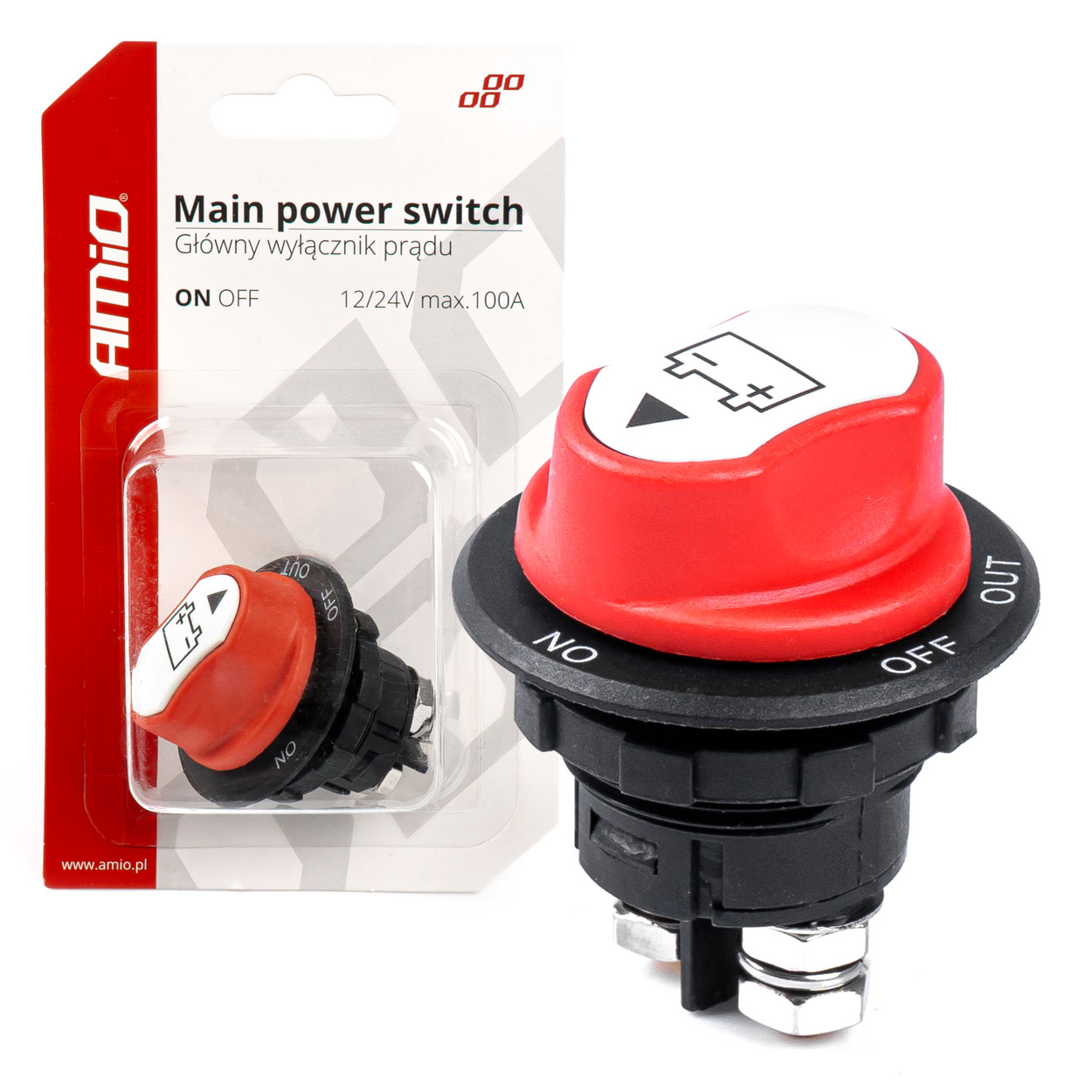 Masslüliti 12/24V  100A/peak.500A  Amio