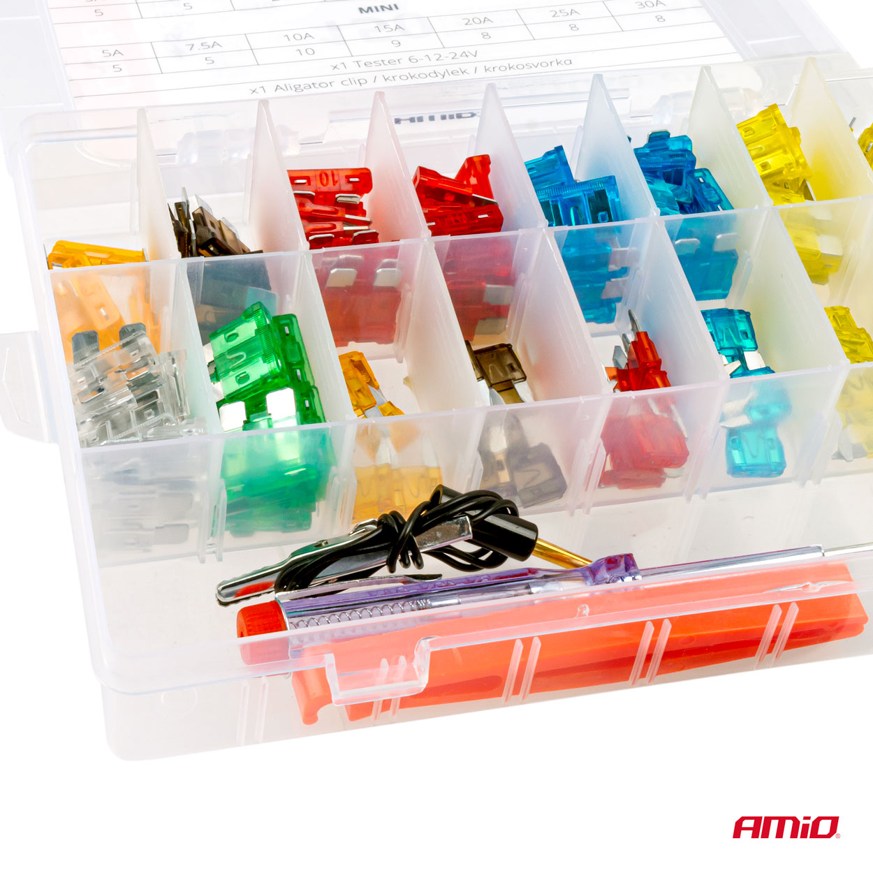 Kahvelkaitsmete kompl. indikaatoriga 150 osa