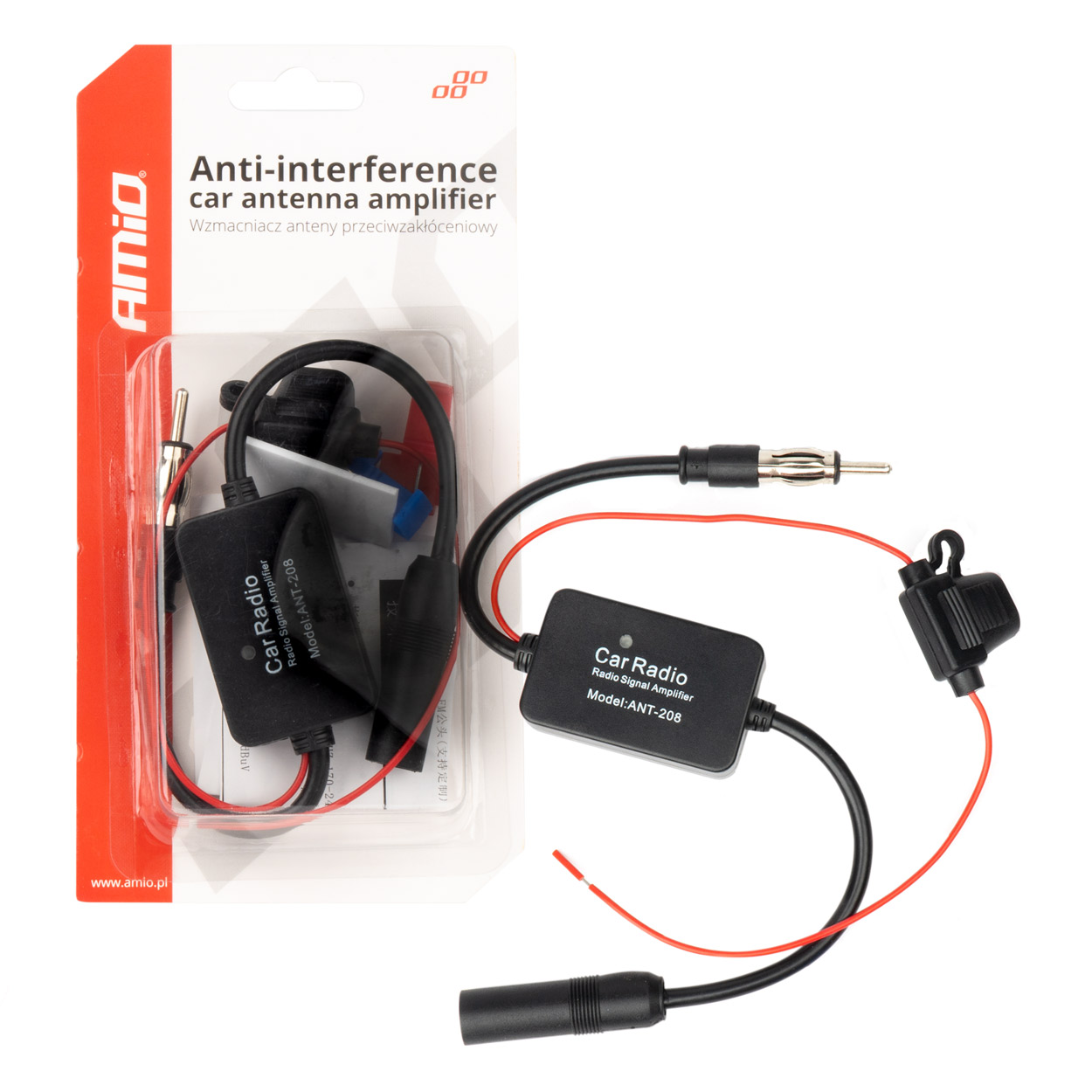 Amio Häiretevastane autoantenni võimendi 12V