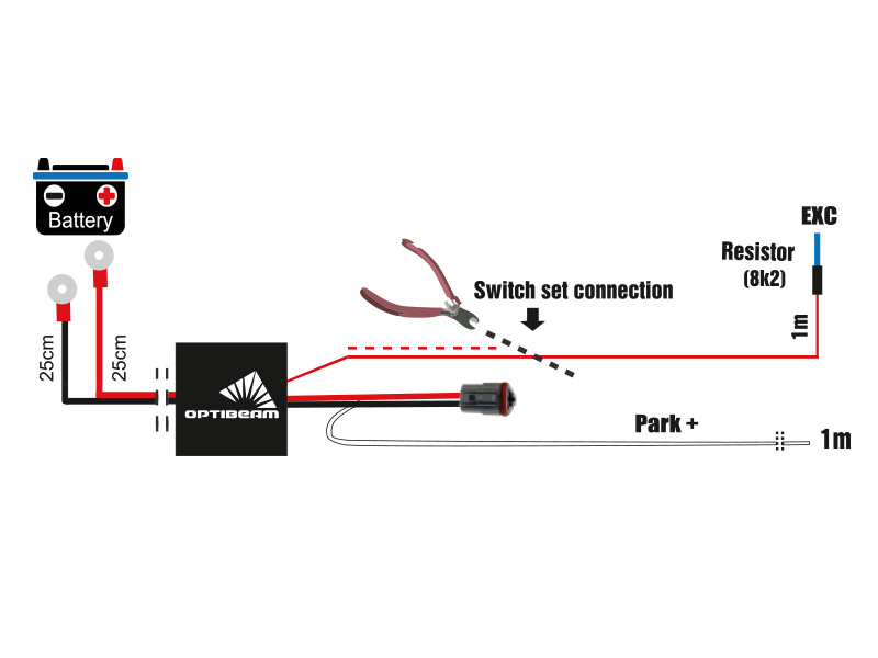 Juhtmekomplekt, Deutsch DT- pistikud 3- klemmiga 12V 200W