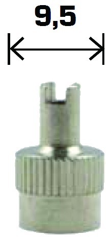 Ventiilikork metallist TRVC2 haarpea