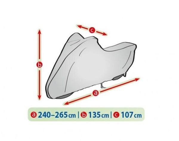 Mootorrattakate XL suurus