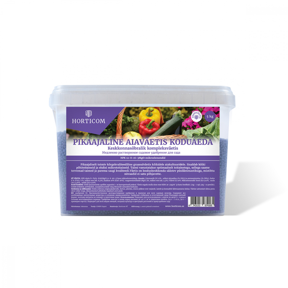Horticom pikaajaline aiaväetis 5kg