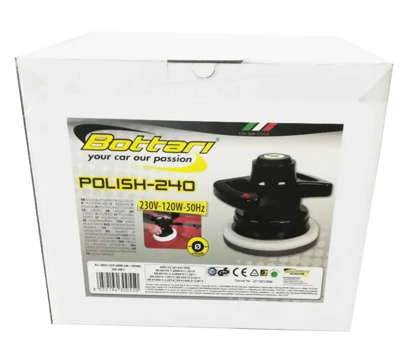Poleerimismasin 120W 240mm 230v