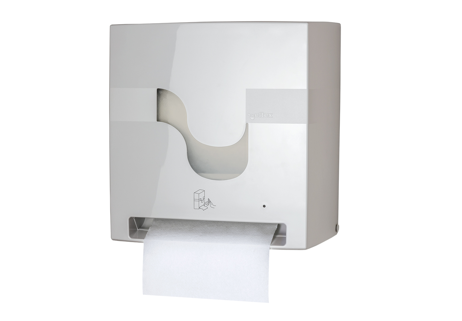Celtex Roll Matic rullkätepaberi hoidik E-Control, valge