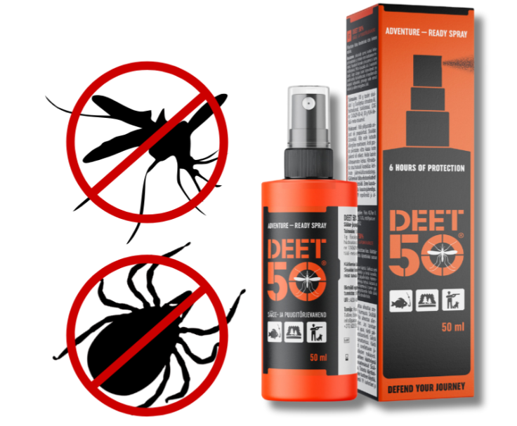 Deet 50 sääse- ja puugitõrjevahend 50ml