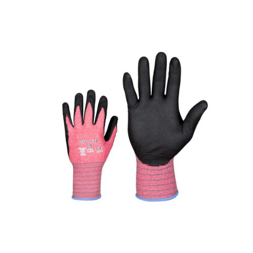 Sõrmik nailon/spandex vahtnitriilkate peopesas Nr.9