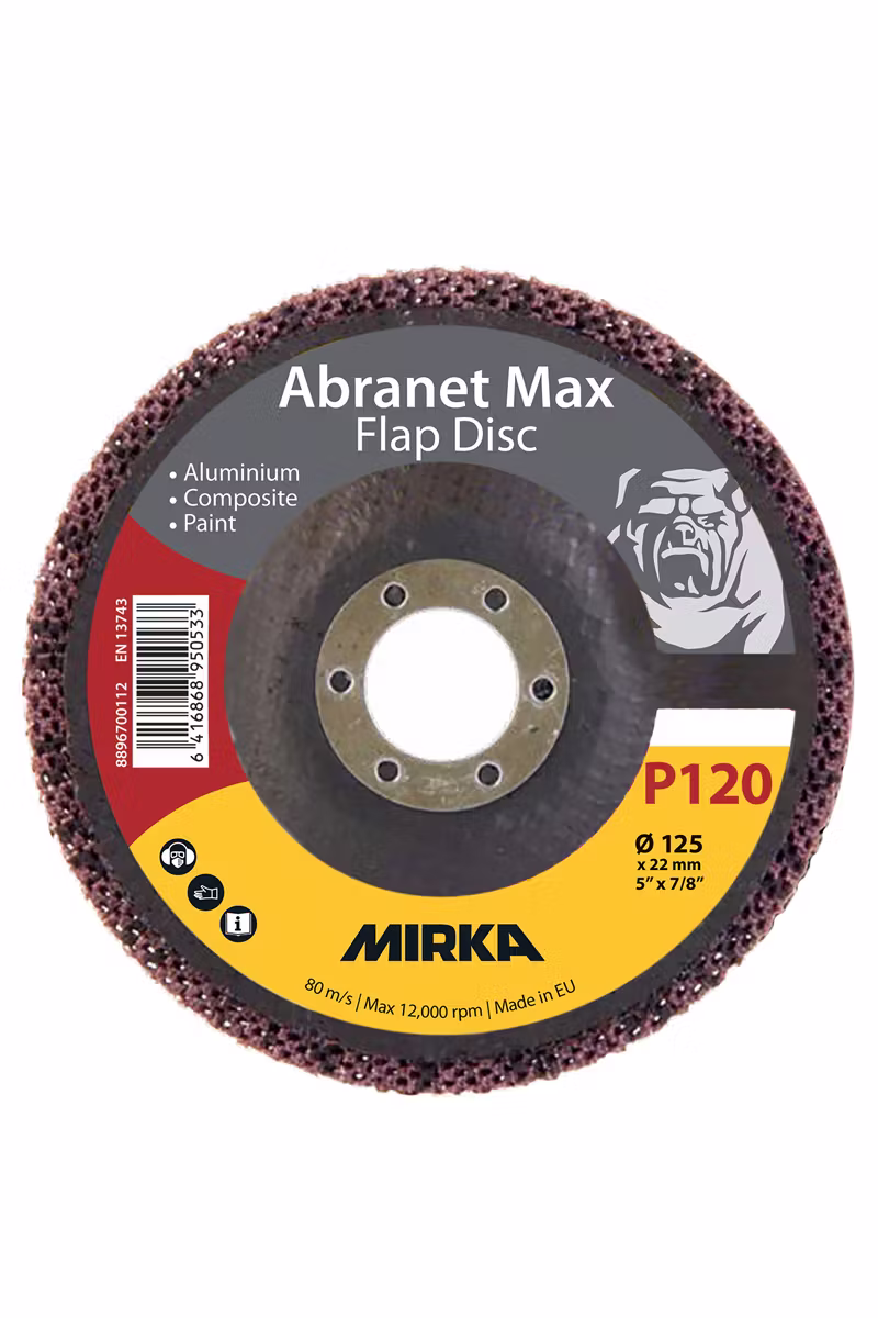 LamellketasSlipson Abranet MaxFlap P120 125x22,3mm