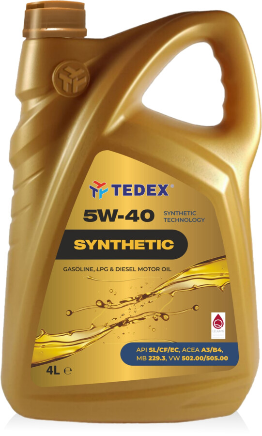 Tedex Synthetic 5W40 ACEA A3/B4  4L