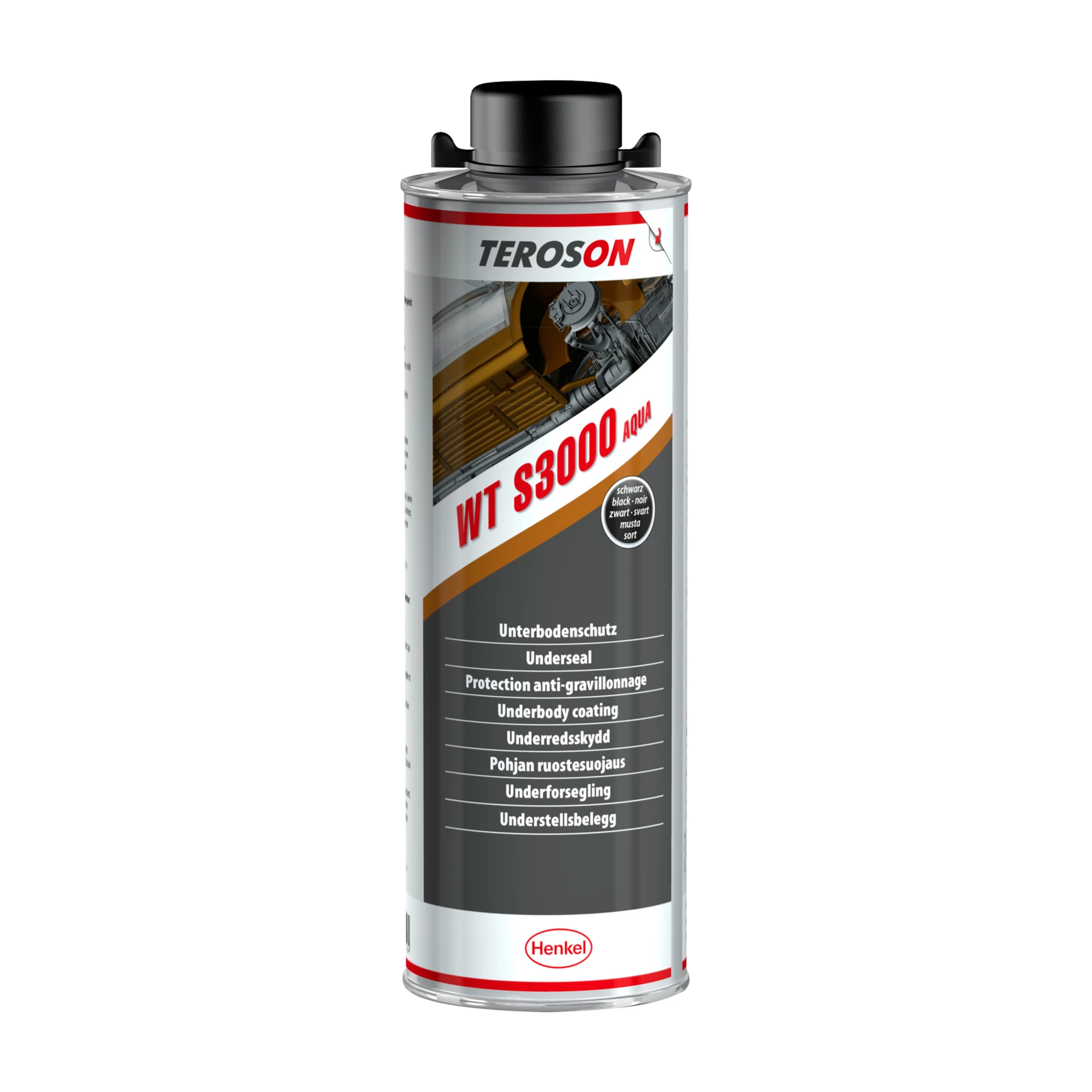 Teroson veebaasil kivikaitse Super 3000 Aqua must 1L