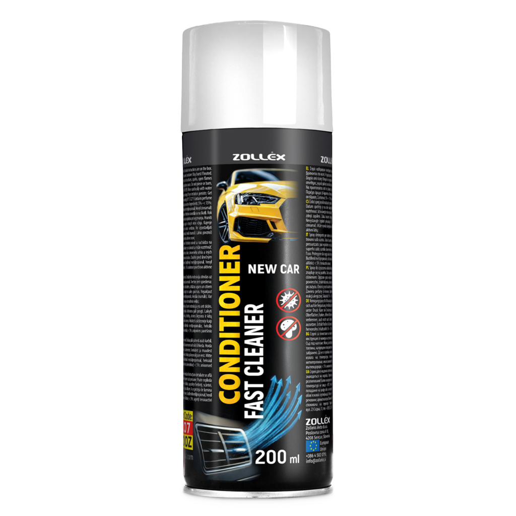 Zollex kliimasüsteemi puhastaja, uus auto 200ml