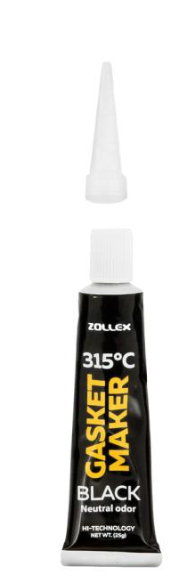 Zollex silikoonhermeetik, must 315`C 25g