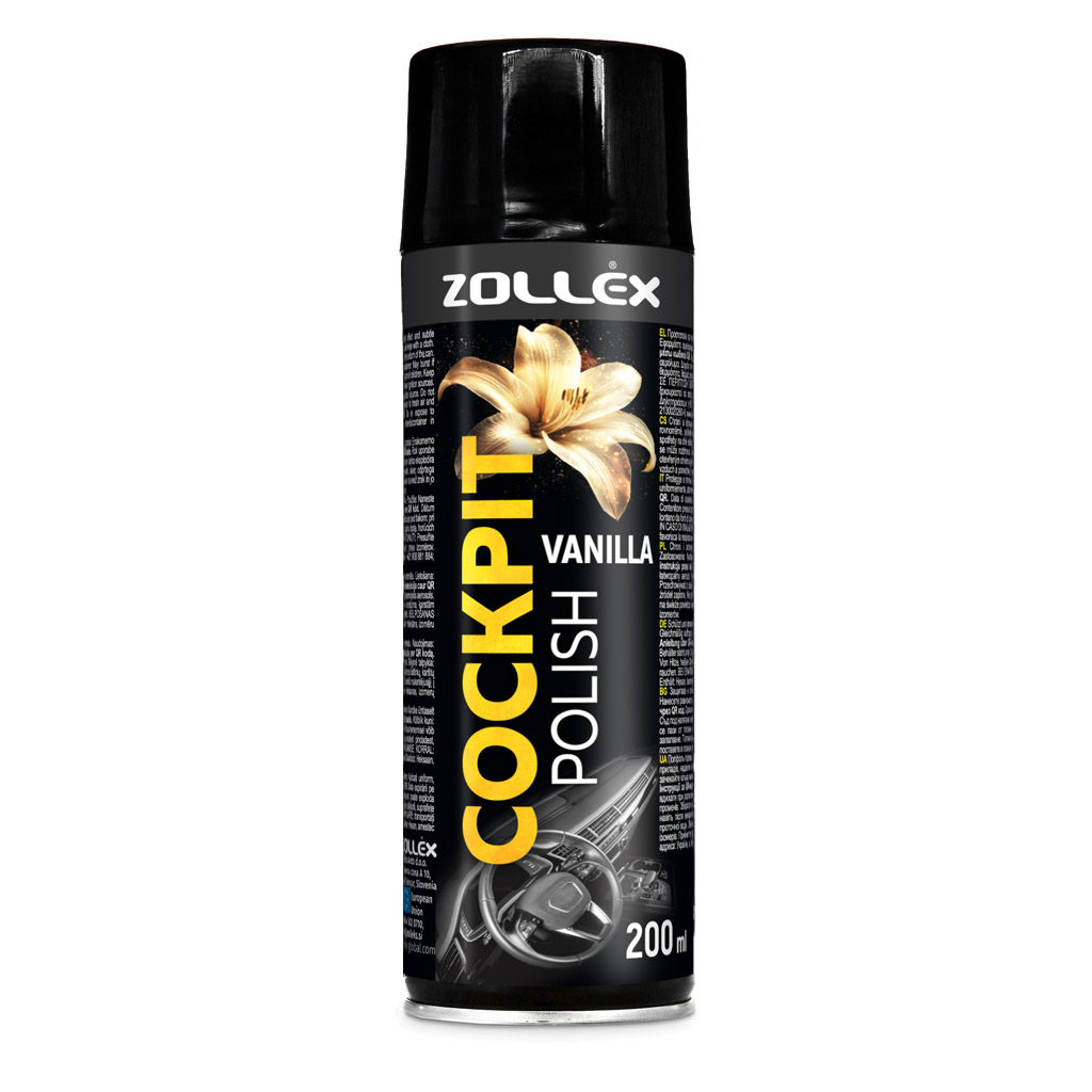 Zollex salongipuhastusvahend Cockpit Cleaner, vanilje 200ml