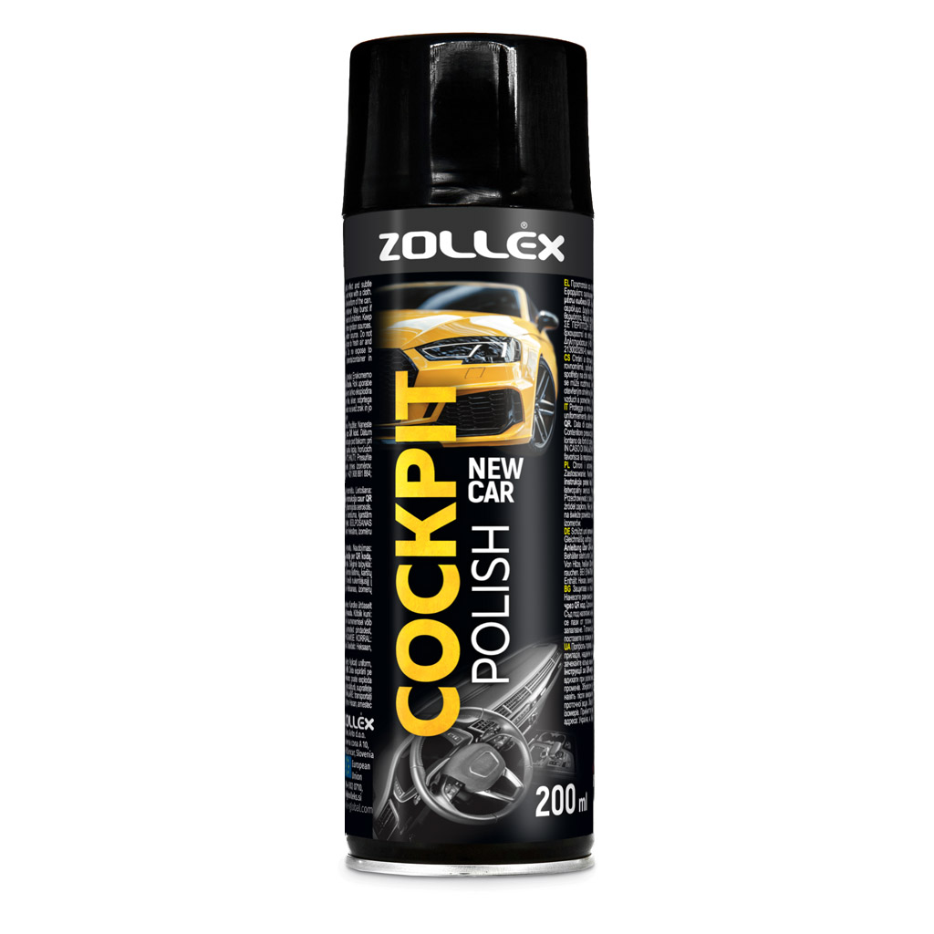 Zollex salongipuhastusvahend Cockpit Cleaner, uus auto 200ml