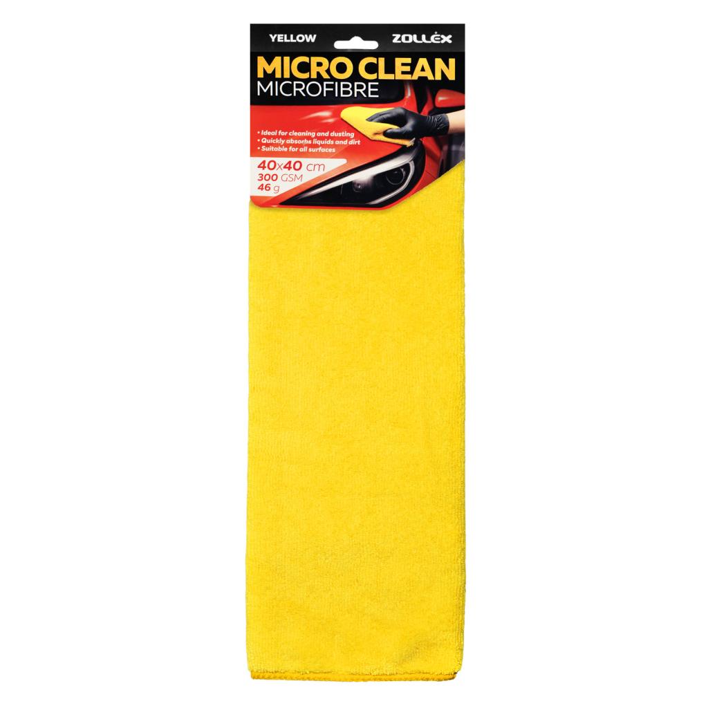 Zollex mikrofiiber lapp 40x40cm 300g/m2,kollane